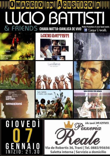 Tributo a Lucio Battisti & Friends (Chiara Mattia - Gianluca De Vivo)