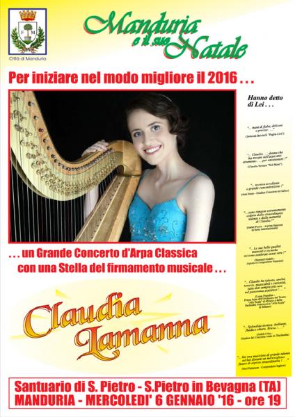 Concerto D'Arpa Classica con Claudia Lucia Lamanna