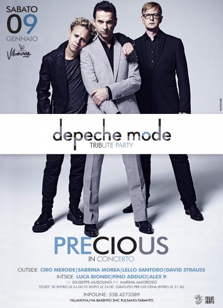 "Depeche Mode Party" con Precious in concerto + Double Zone Dj Set