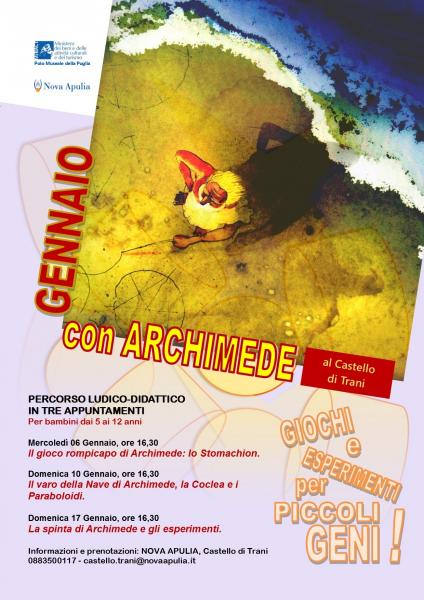 Gennaio con Archimede al Castello di Trani
