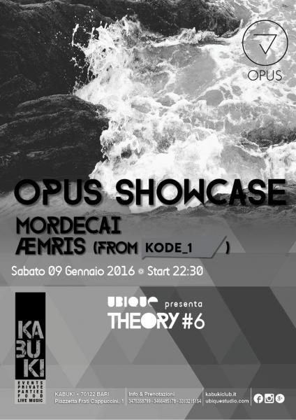 OPUS SHOWCASE: MORDECAI Live + ÆMRIS // Kabuki Club #theory.6