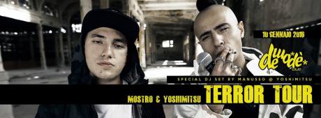 Domenica 10 gennaio al Demodè arrivano Mostro & Yoshimitsu: Terror Tour