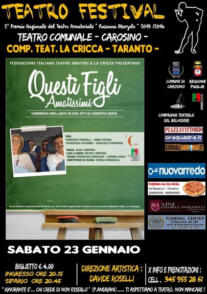 Teatro Festival - "Questi Figli Amatissimi"