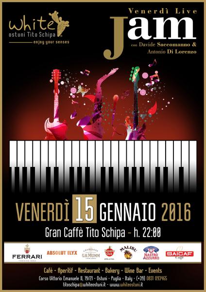 Venerdì Jam con Davide Saccomanno e Antonio di Lorenzo