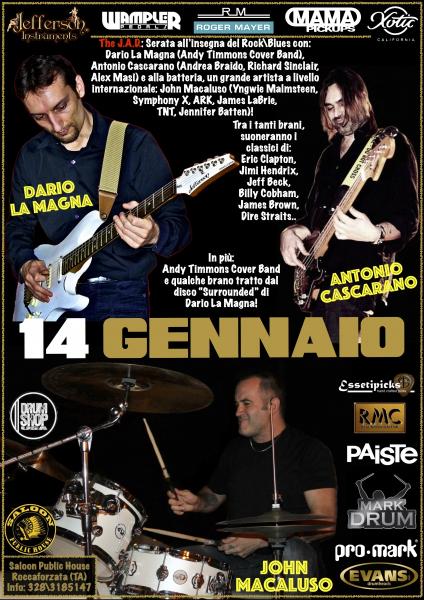 The J.A.D. live with JOHN MACALUSO