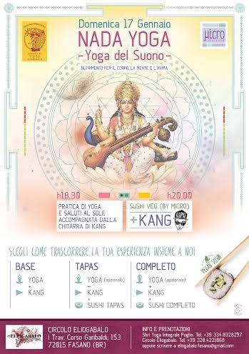 NADA YOGA / Yoga del suono // Yoga + musica live + sushi veg