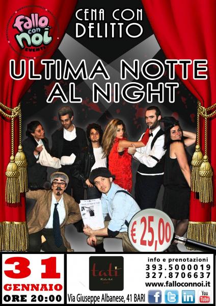 Cena con Delitto "Ultima Notte al Night"