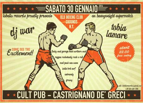 Tobia Lamare VS DJ WAR: super heavyweight music match!