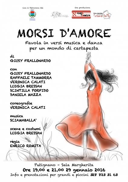 Morsi D'amore - Favola in versi, musica e danza per un mondo di cartapesta