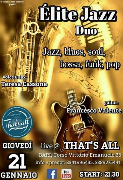 Elite jazz duo