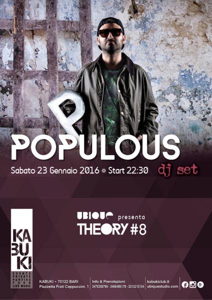POPULOUS DjSet @ KABUKI 23.01 #Theory.8