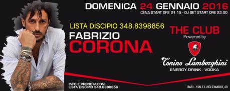 Fabrizio Corona al The Club Tonino Lamborghini // Ingresso in Lista Discipio