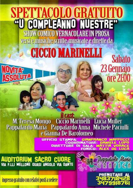 Marinelli regala alla città di Taranto uno Spettacolo Gratuito