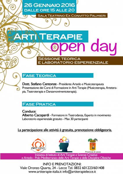 Open Day - Arti Terapie