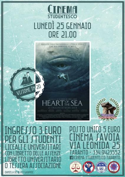 "Heart of The Sea - Le origini di Moby Dick" in rassegna al cinema Savoia