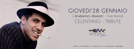 Giovedi 28 gennaio sul palco del Vinarius i "Bisbetici Domati" tribute band Adriano Celentano