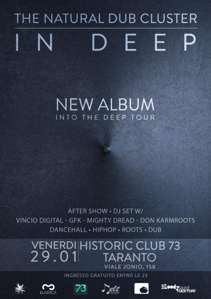 ♫ INAUGURAZIONE MELT @ Historic Club 73 Taranto : NATURAL DUB CLUSTER electro dub live + Dj Set ♫