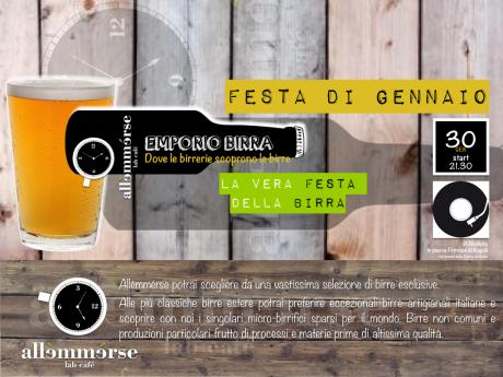 FESTA DI GENNAIO > Emporio BIRRA