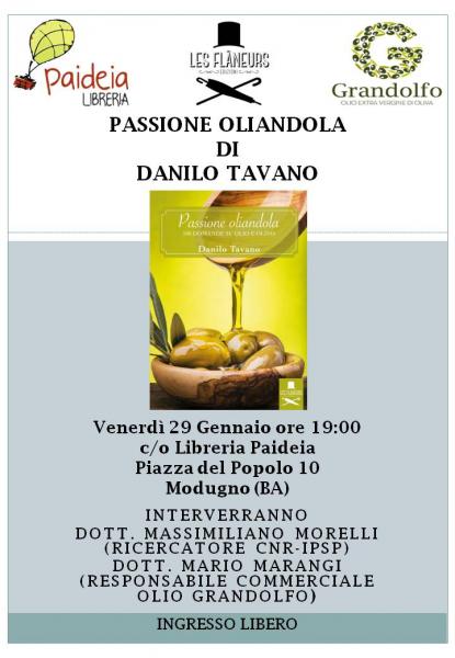 Presentazione del Libro Passione Oliandola