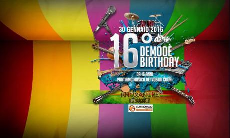 Buon compleanno Demodè: 16 anni di musica e allegria