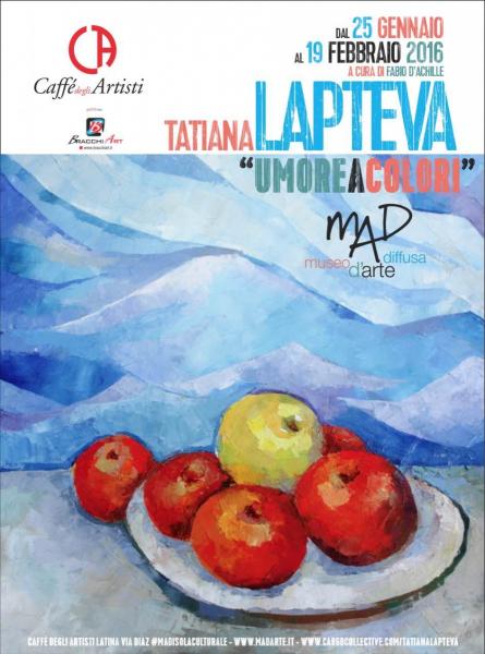 "Umore a colori" Tatiana Lapteva paint exhibition