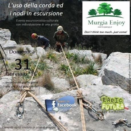 L'uso della corda e dei nodi in escursione