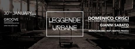 Domenico Crisci - Gianni Sabato x Leggende Urbane al GROOVE