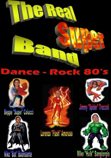 The Real Super Band: la dance-rock anni '80 al Uèffilo Friday Night