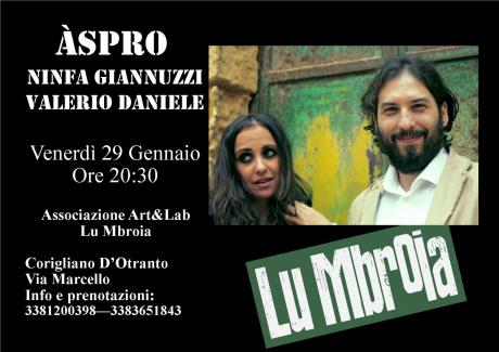 Ninfa Giannuzzi e Valerio Daniele - ÀSPRO a Lu Mbroia