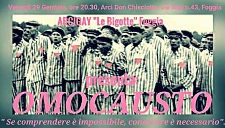 Arcigay Foggia commemora l'omocausto