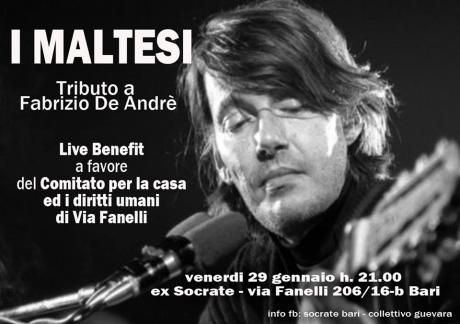 I MALTESI - Tributo a Fabrizio De Andrè - Live benefit per l'ex-Socrate