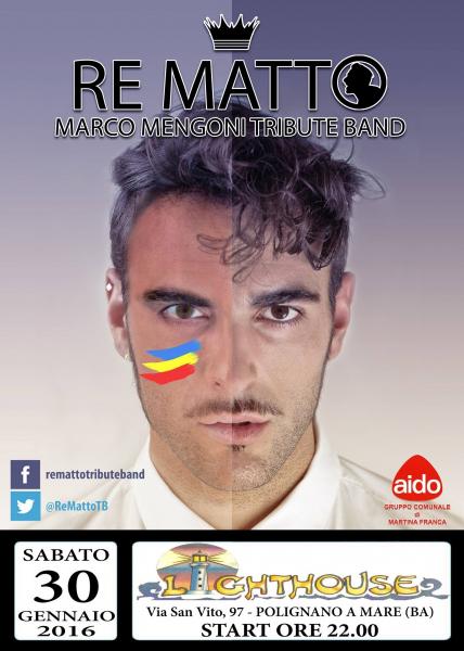 Re Matto Tribute Band-Tributo a Marco Mengoni