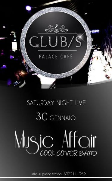 Musica Affair in concerto al Palace Cafe'