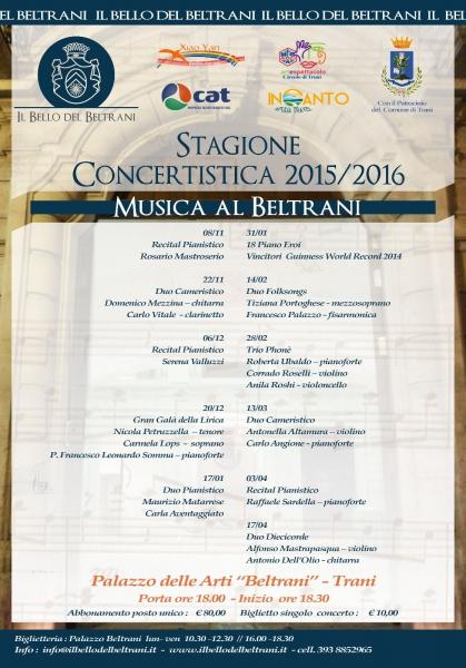 Stagione Concertistica "Musica al Beltrani"