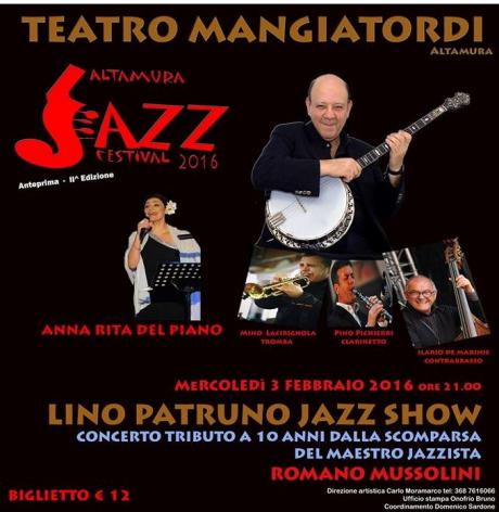 Altamura Jazz Festival - Lino Patruno Jazz Show