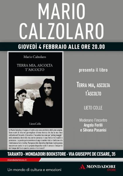 Incontro con l'autore Mario Calzolaro