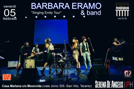 Barbara Eramo & Band in concerto -  "Singing Emily Tour "