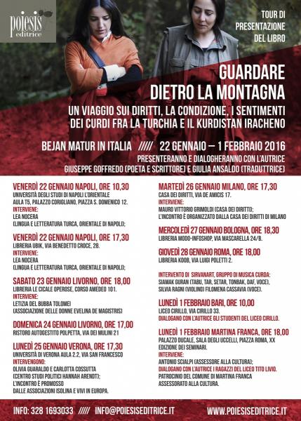 La poetessa curdo-turca Bejan Matur a Martina Franca per la presentazione di "Guardare dietro la montagna" // Poiesis Editrice