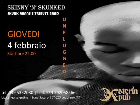 Il Giovedi live del Katerin Pub. 4 Febbraio 2016 con gli "Skinny 'N' Skunked" (Skunk Anansie)
