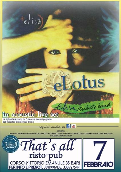 Elisa tribute band- Elotus
