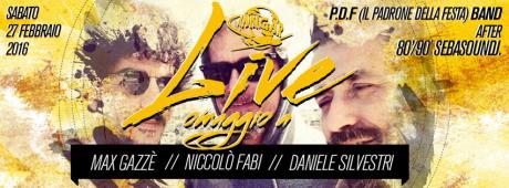 Omaggio a Fabi, Silvestri e Max Gazzè + DJ Set