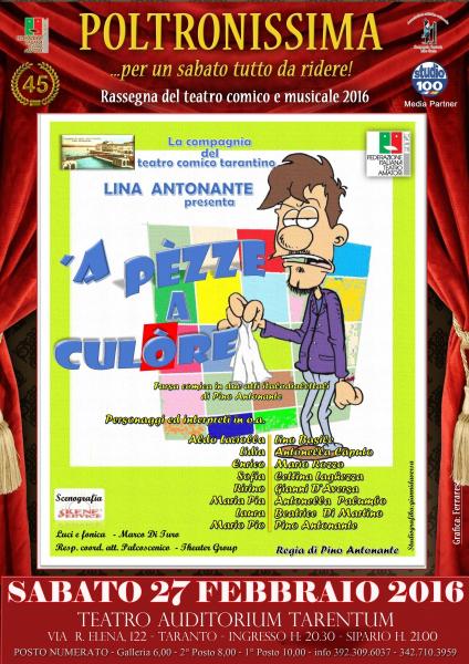 Teatro comico: A pèzze a culore