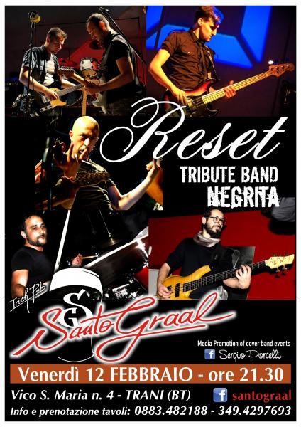 Reset Tribute Band Negrita