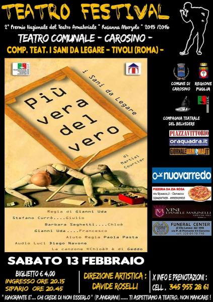 Teatro Festival - "Più Vera del Vero"