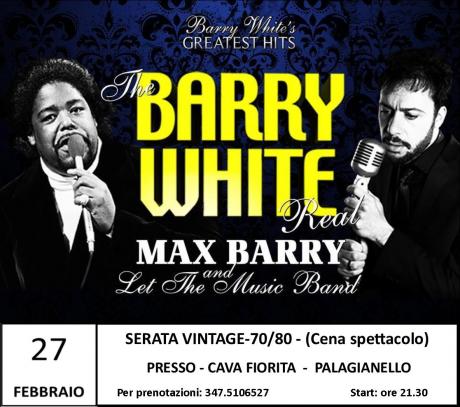 Tributo a "Barry White-Mario Biondi"/dance live 70/80 con la Let The Music Band