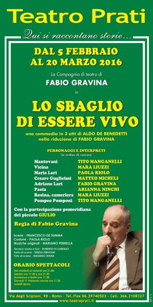 Lo Sbaglio Di Essere Vivo