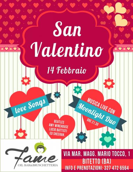S. Valentino e Musica dal vivo