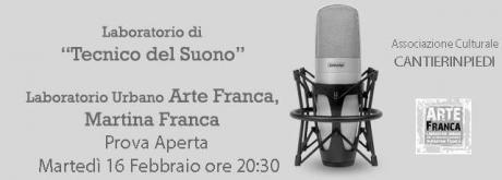 Lezione prova Laboratorio di Tecnico del Suono