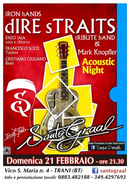 Iron Hands Dire Straits Tribute Band & Mark Knopfler Acoustic Night