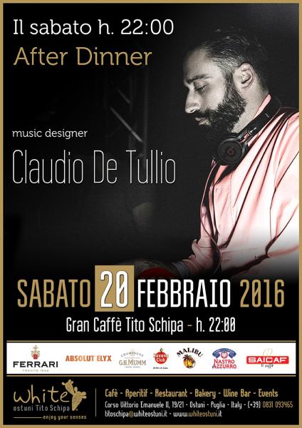After dinner con Claudio de Tullio